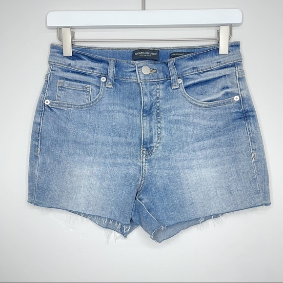 Banana Republic High Rise 3” Denim Short Size 26 - Picture 1 of 5